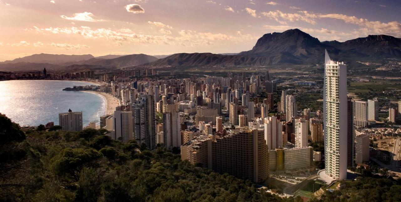 Skyline 31 Terraza Privada Con Vistas Al Mar Appartement Benidorm Buitenkant foto