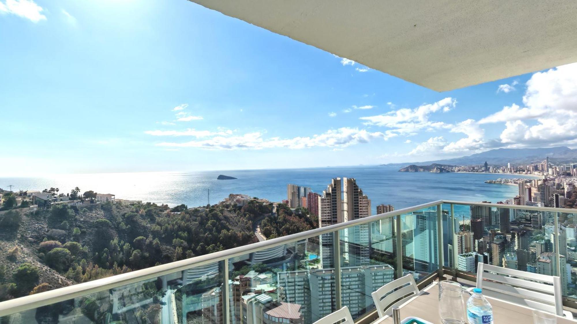Skyline 31 Terraza Privada Con Vistas Al Mar Appartement Benidorm Buitenkant foto
